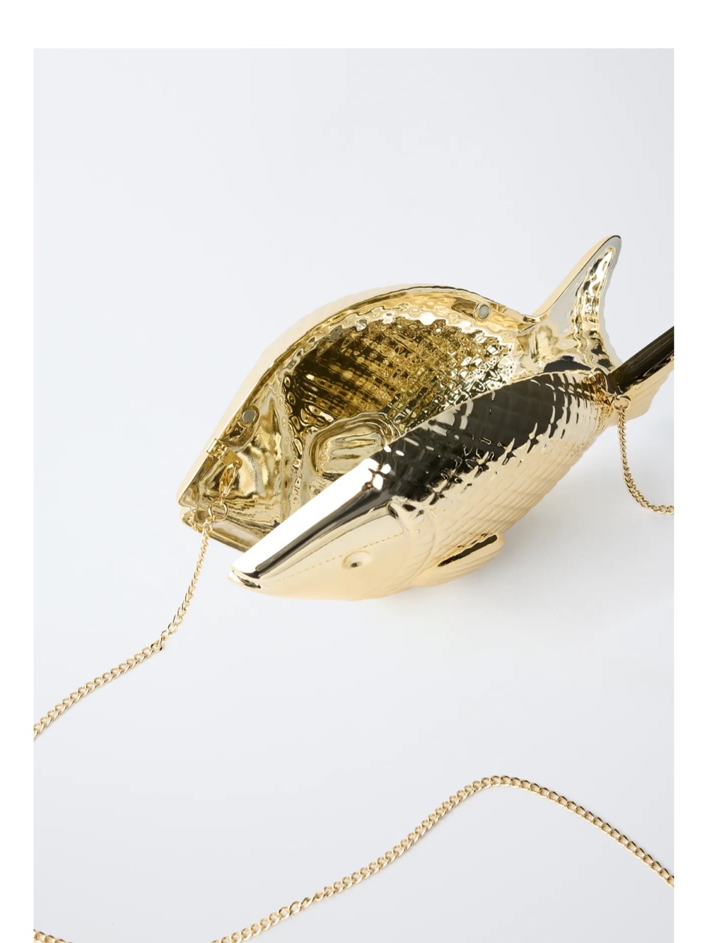 Gold Fish-Shaped bag - Picture 5 of 7